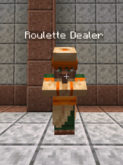 Roulette Dealer の村人
